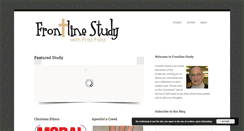 Desktop Screenshot of frontlinestudy.com